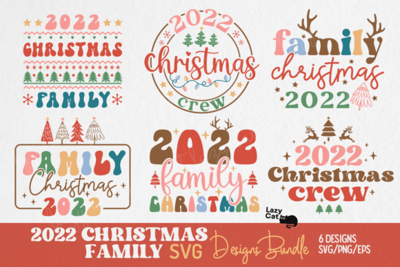 2022 Christmas Family SVG Bundle