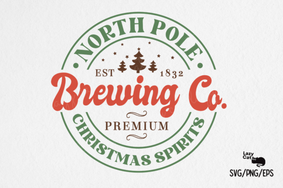 Brewing Co Christmas Sign SVG