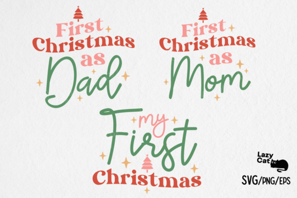 First Christmas Family SVG Design