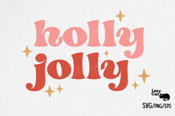 Holly Jolly Christmas SVG Design