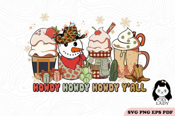 Howdy Y all Christmas SVG PNG