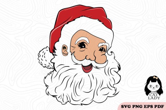 Santa Claus Christmas SVG PNG