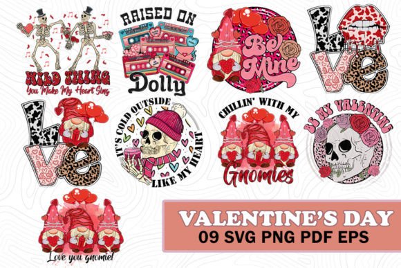 Valentine SVG PNG Sublimation Bundle